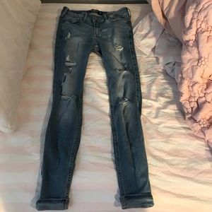 Hollister ripped jeans